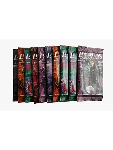 Pack de 10 Sobres de Leyendas PE 4.0