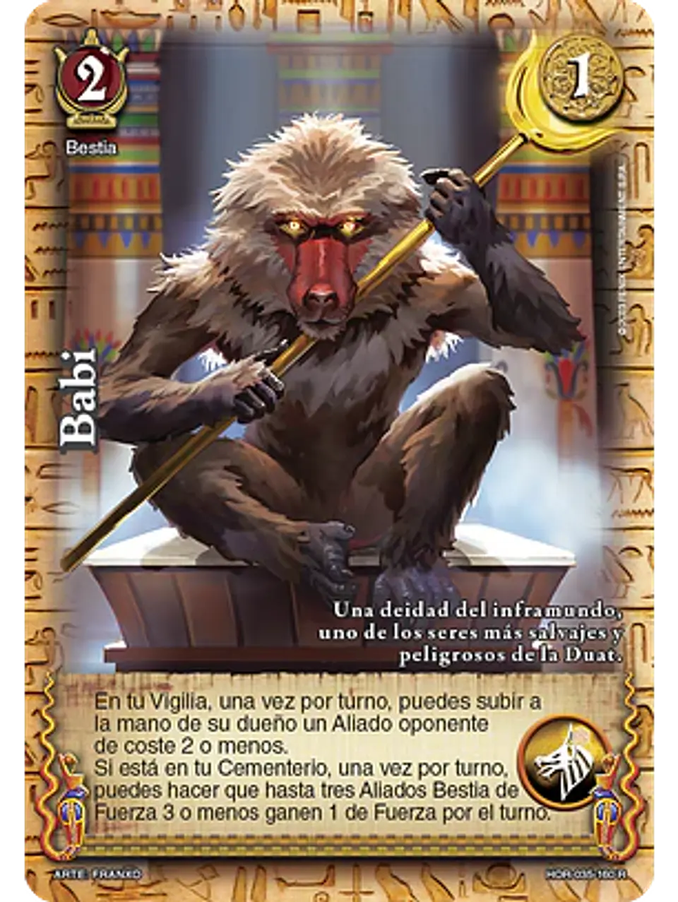 Babi (La Venganza de Horus - Real) 1