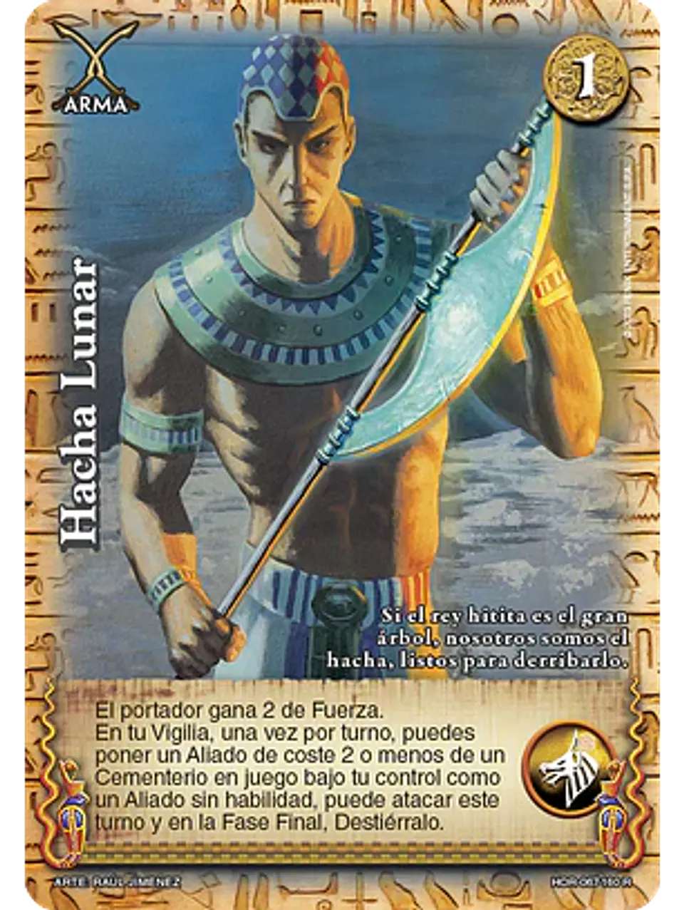 Hacha Lunar (La Venganza de Horus - Real) 1