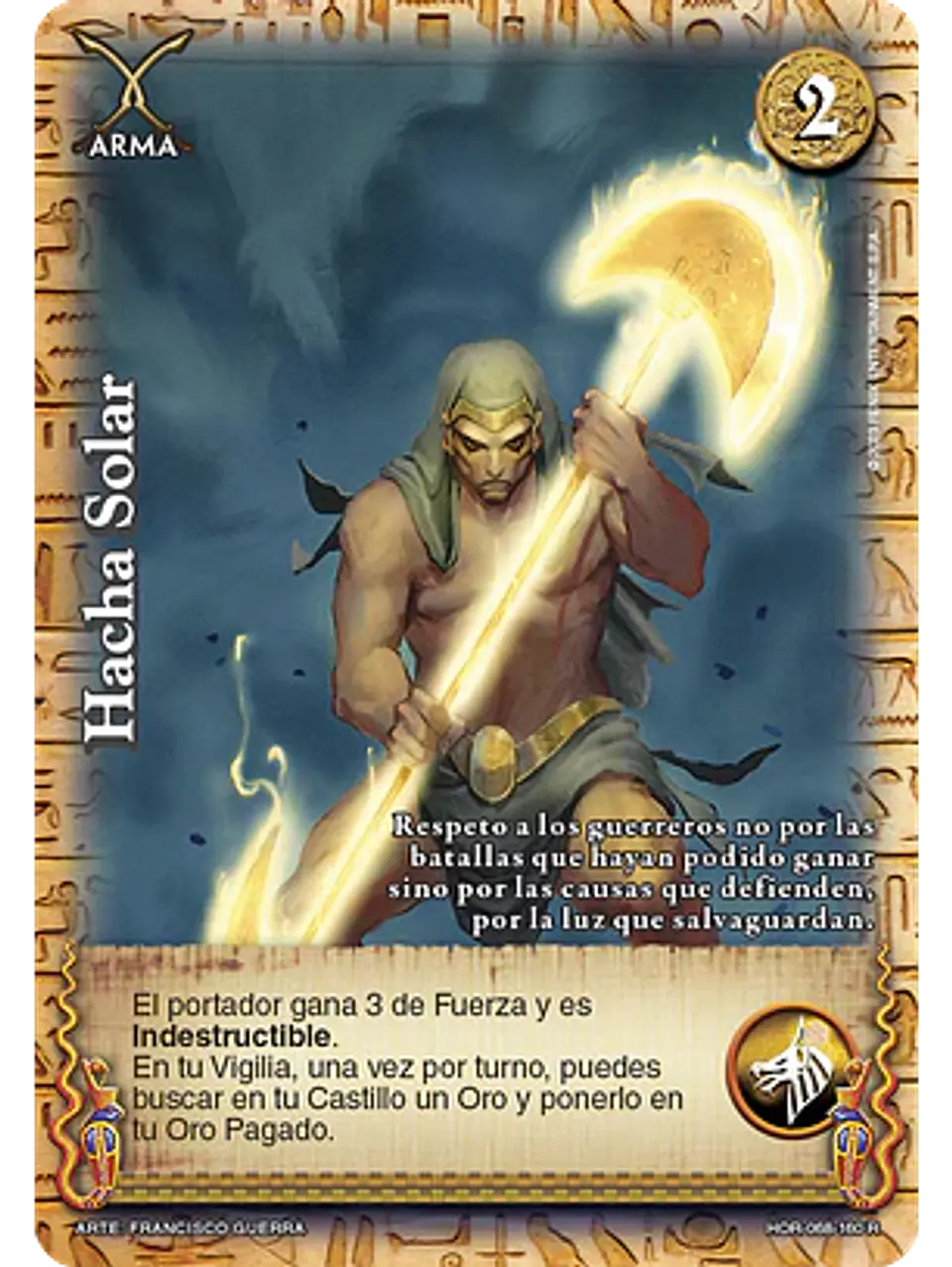 Hacha Solar (La Venganza de Horus - Real) 1