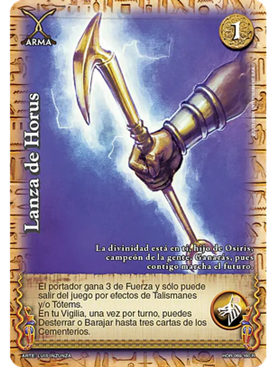 Lanza de Horus (La Venganza de Horus - Real) 1
