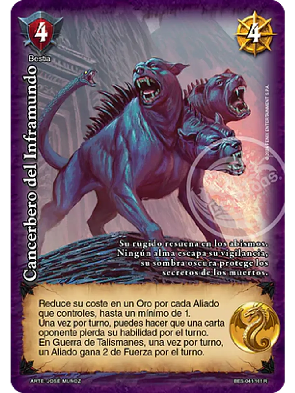Cancerbero del Inframundo  (Bestiarium - Real) 1