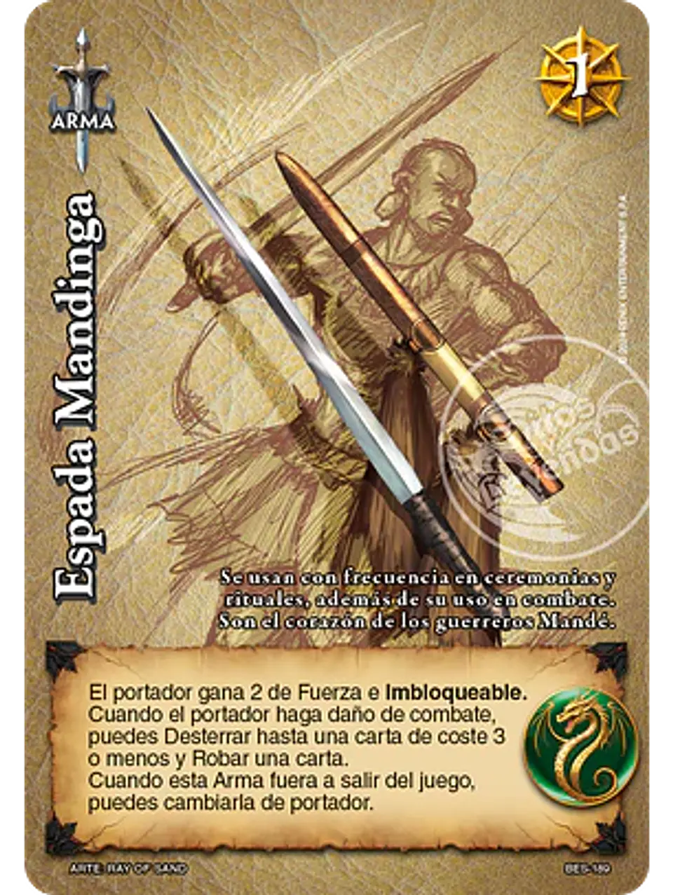 Espada Mandinga (Bestiarium - Promocional) 1