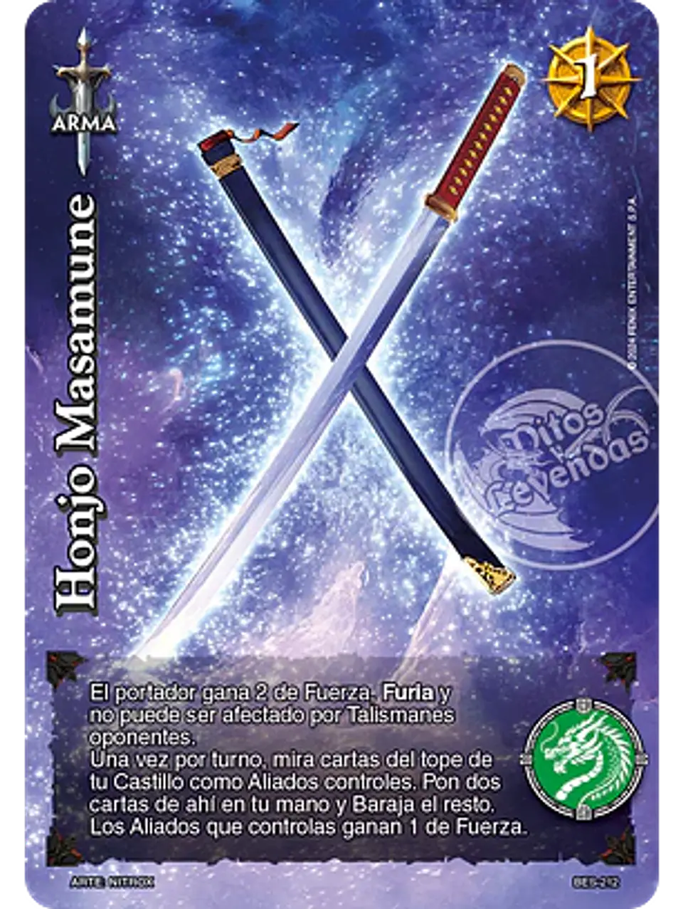 Honjo Masamune (Bestiarium - Promocional) 1