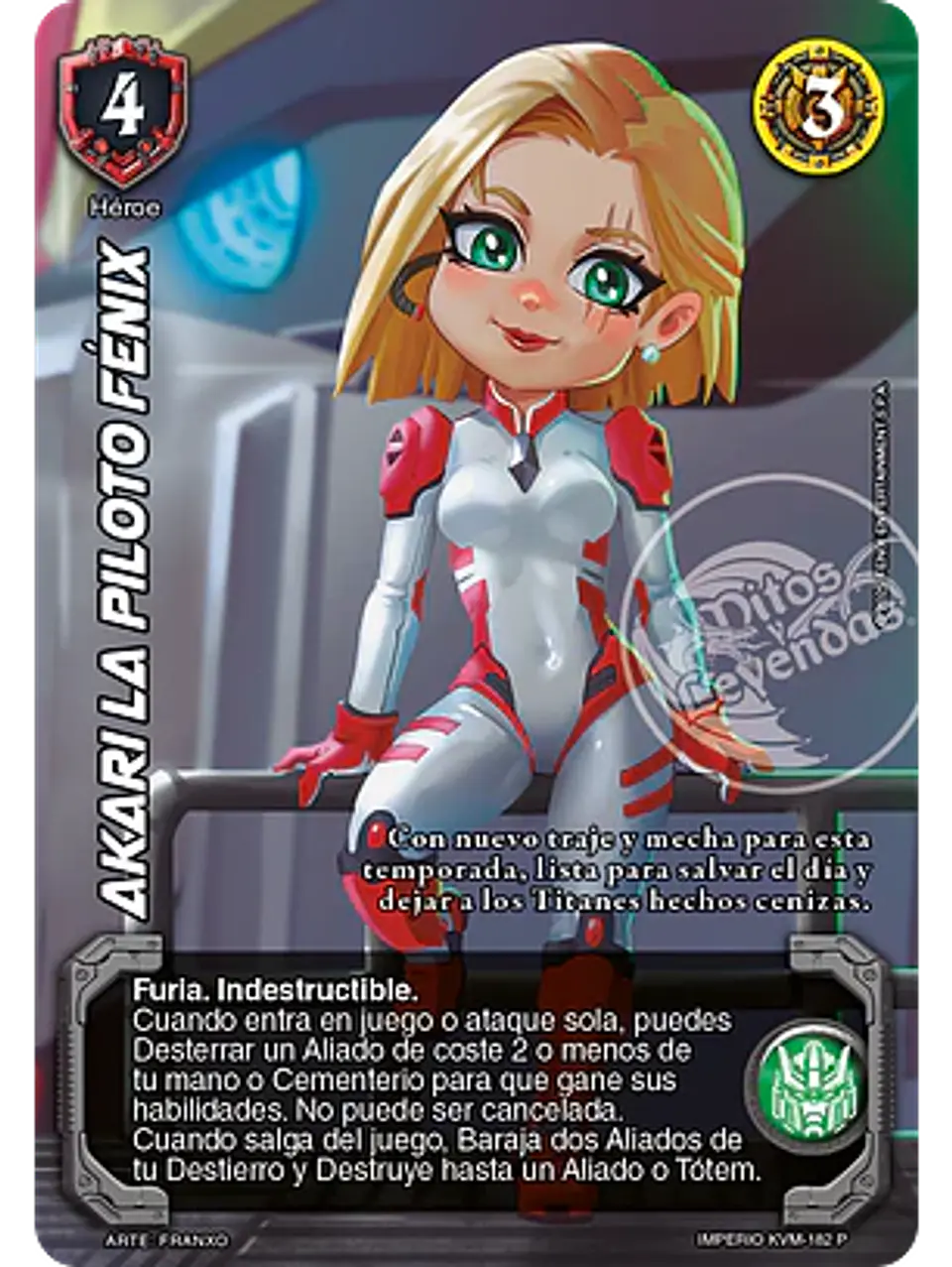 Akari la piloto Fénix (MTB - Defensores Legendarios) 1