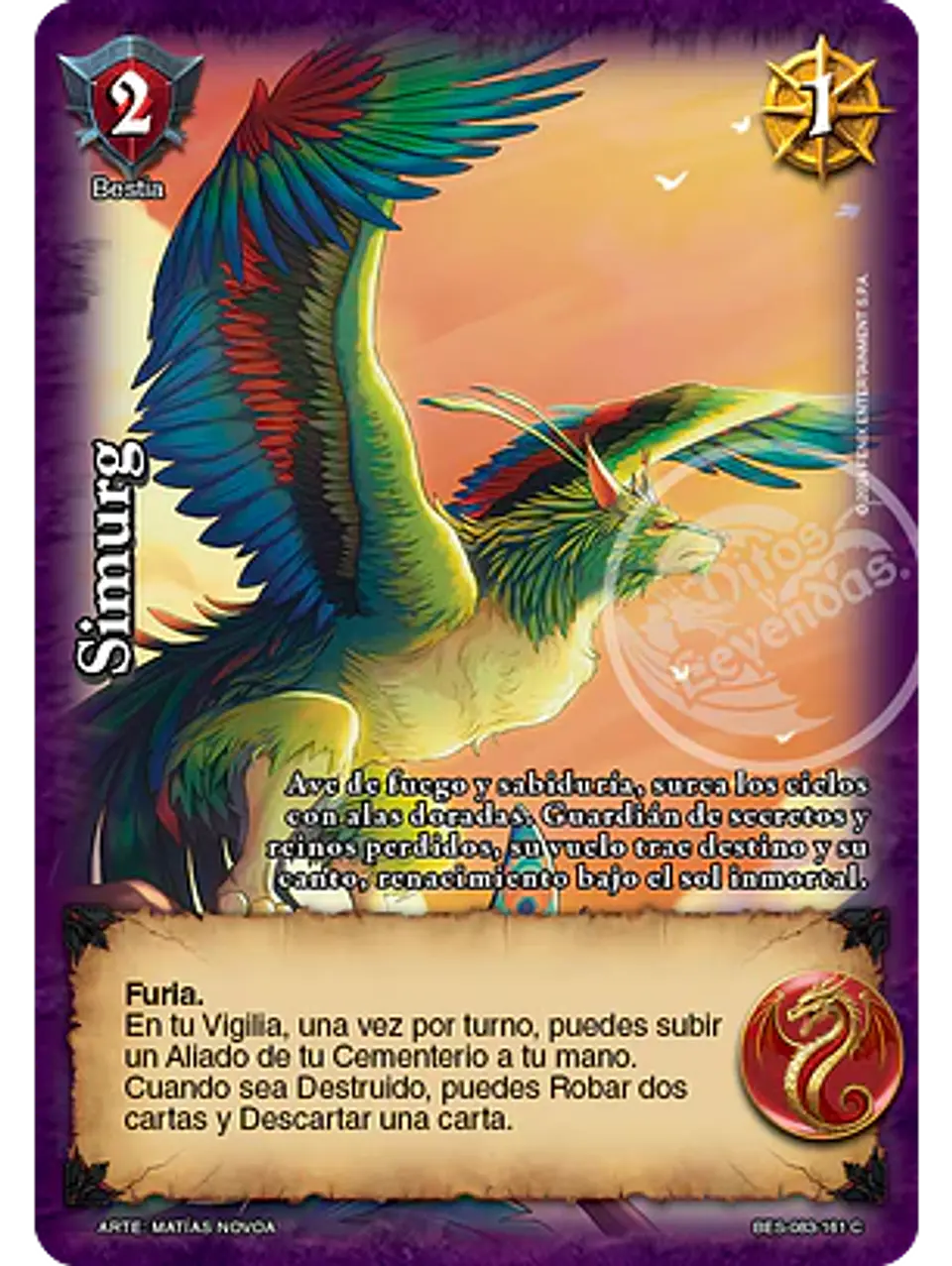 Simurg (Bestiarium - Cortesana) 1