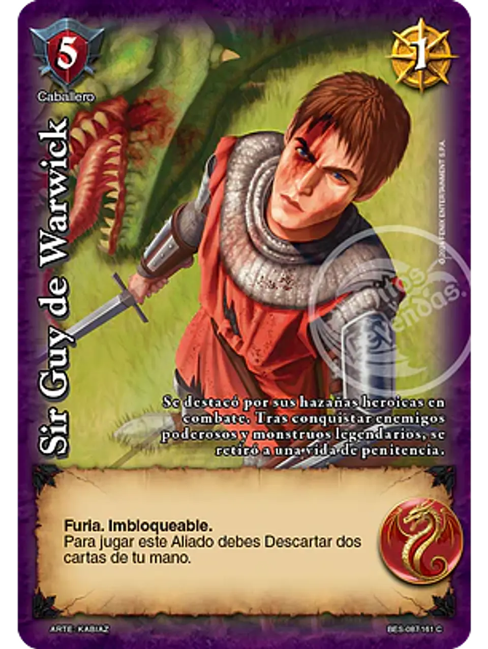 Sir Guy de Warwick (Bestiarium - Cortesana) 1