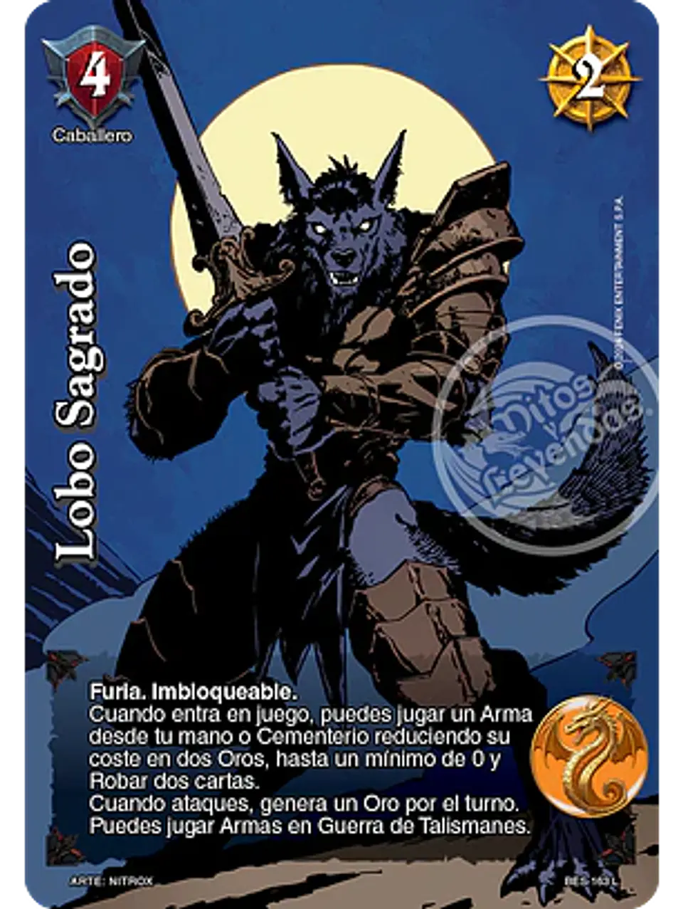 Lobo Sagrado (Bestiarium - Legendaria) 1