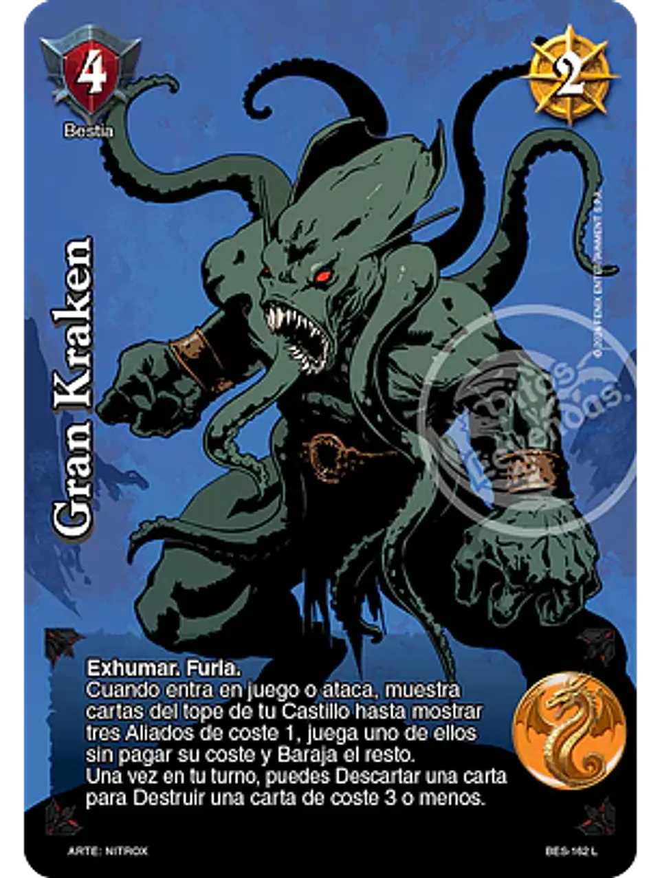 Gran Kraken (Bestiarium - Legendaria) 1