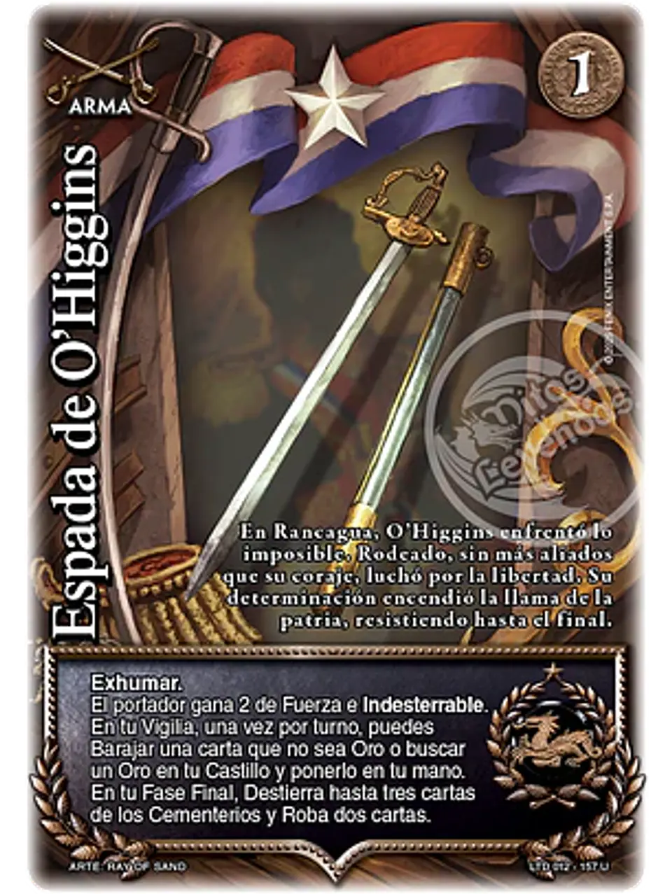 Espada de O'higgins (LTD - Ultra Real) 1