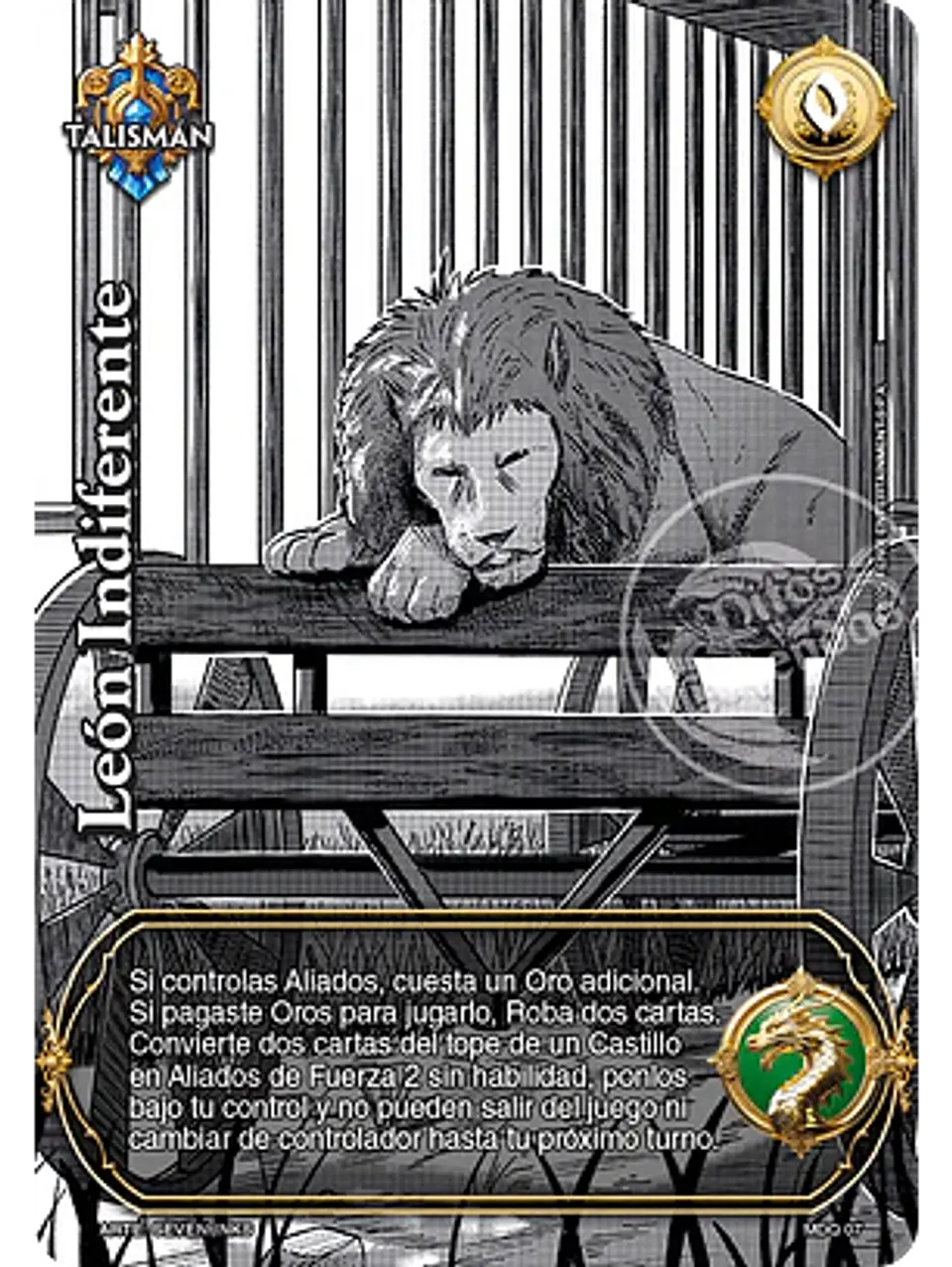 León indiferente (ONY - MDQ) 1