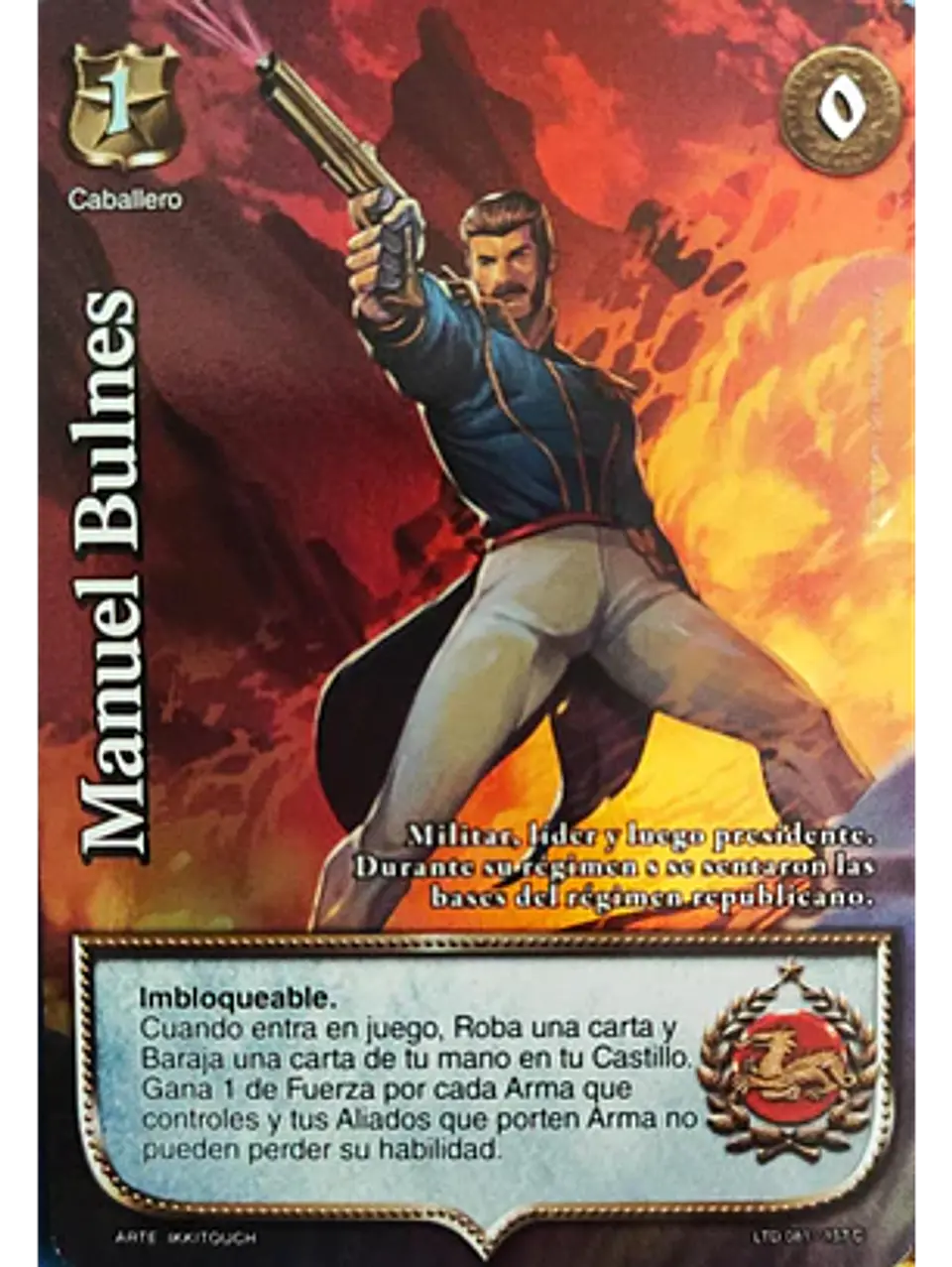 Manuel Bulnes (LTD - Cortesana Foil) 1
