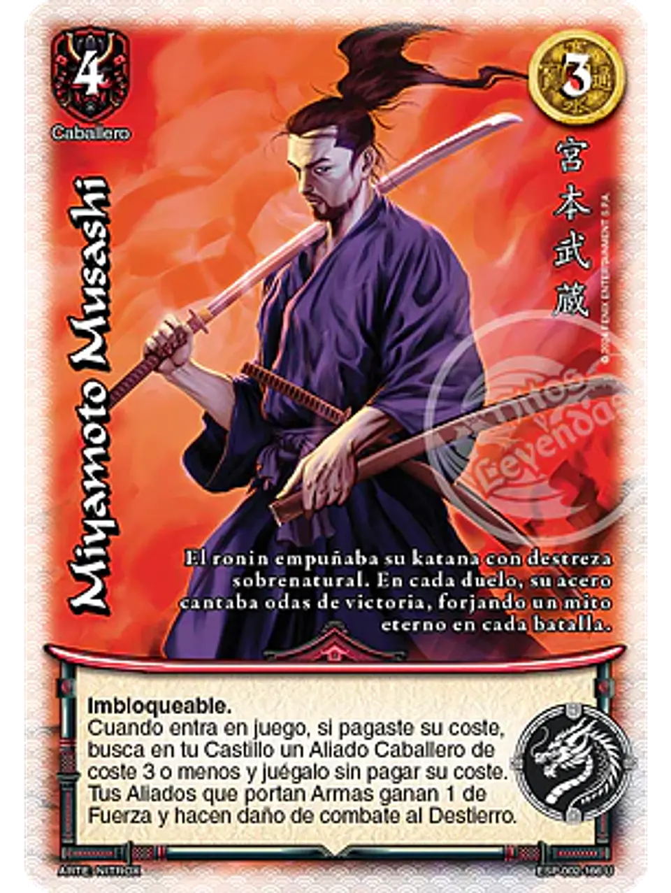 MIyamoto Musashi (Esp.Samurai - UR) 1