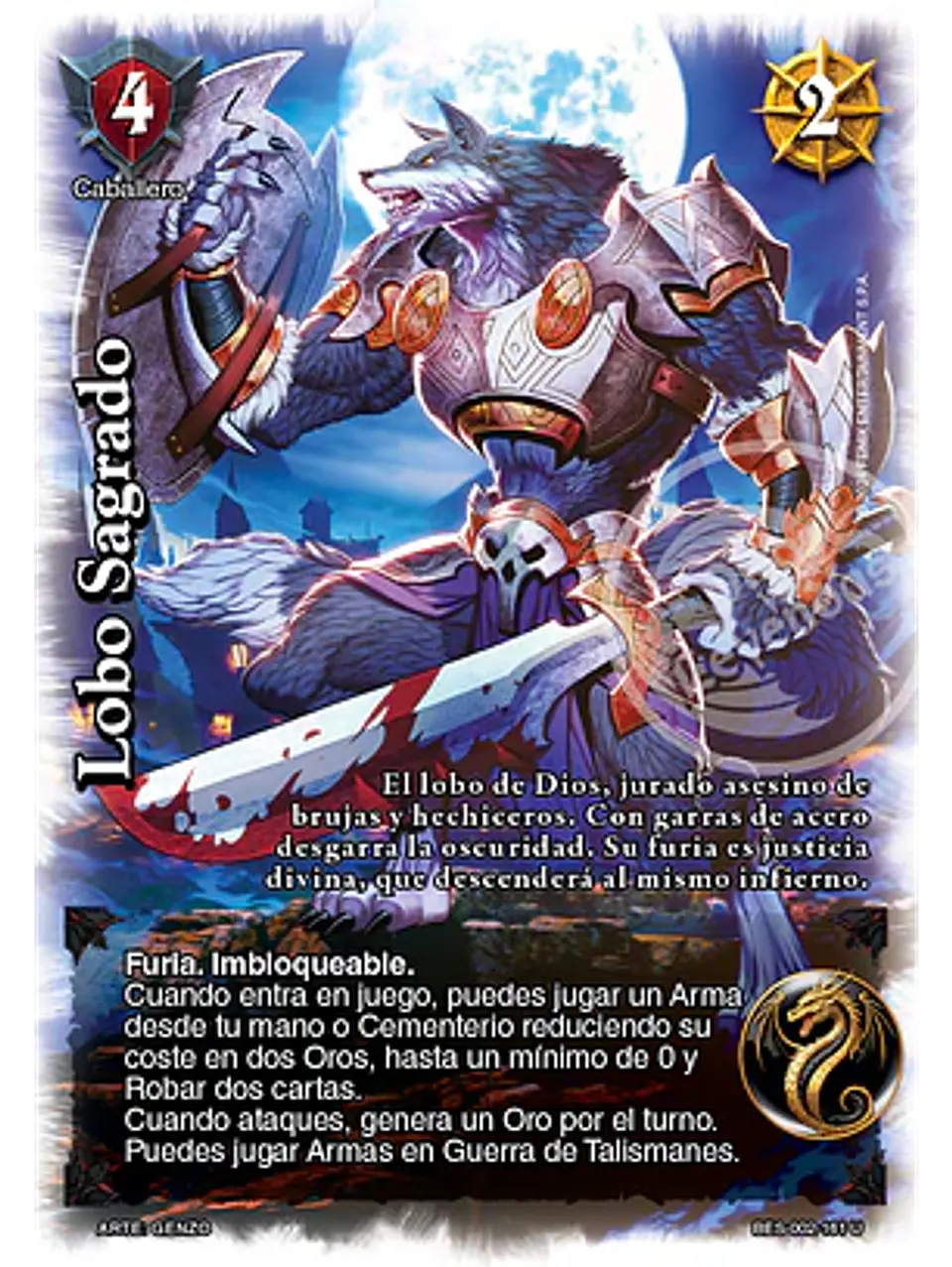 Lobo Sagrado (Bestiarium - UR) 1