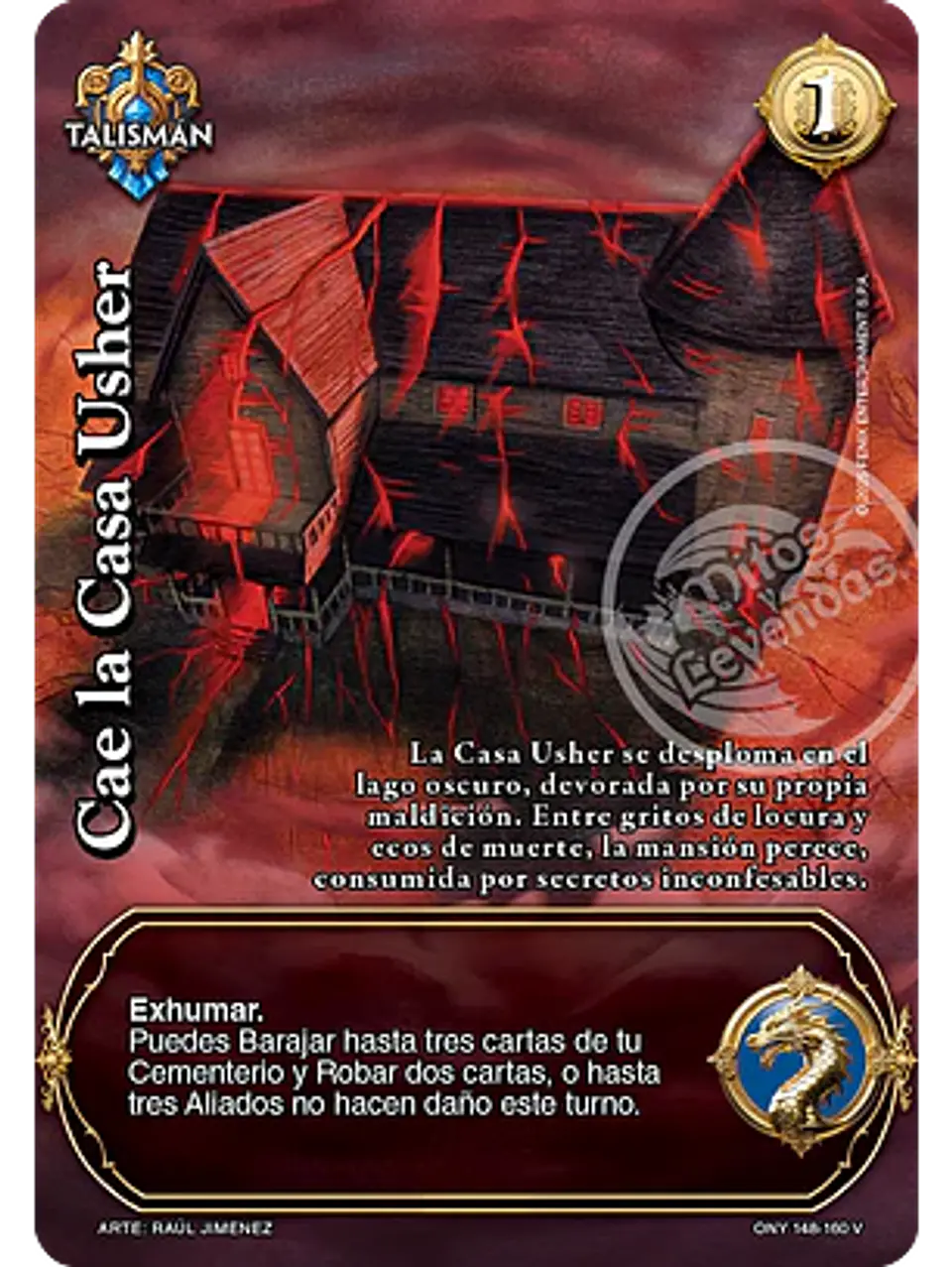 Cae la Casa Usher (ONY - VC Foil) 1