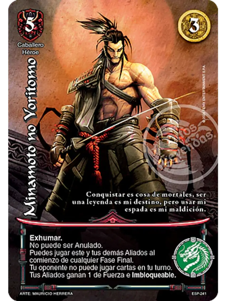 Minamoto no Yoritomo (Esp.Samurai - Promocional) 1