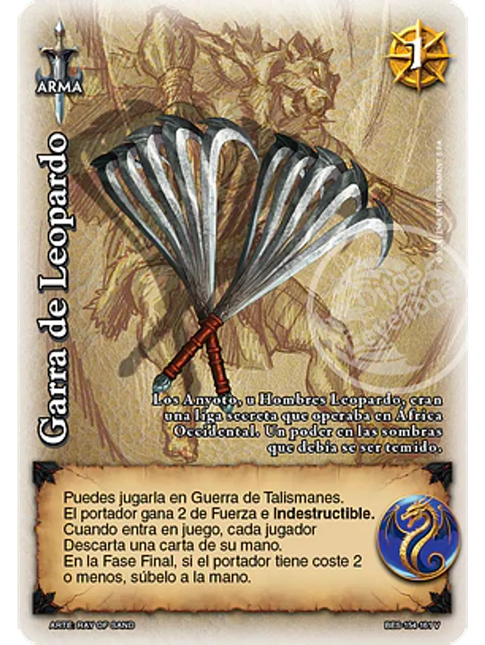 Garra de Leopardo (Bestiarium - VC Foil) 1