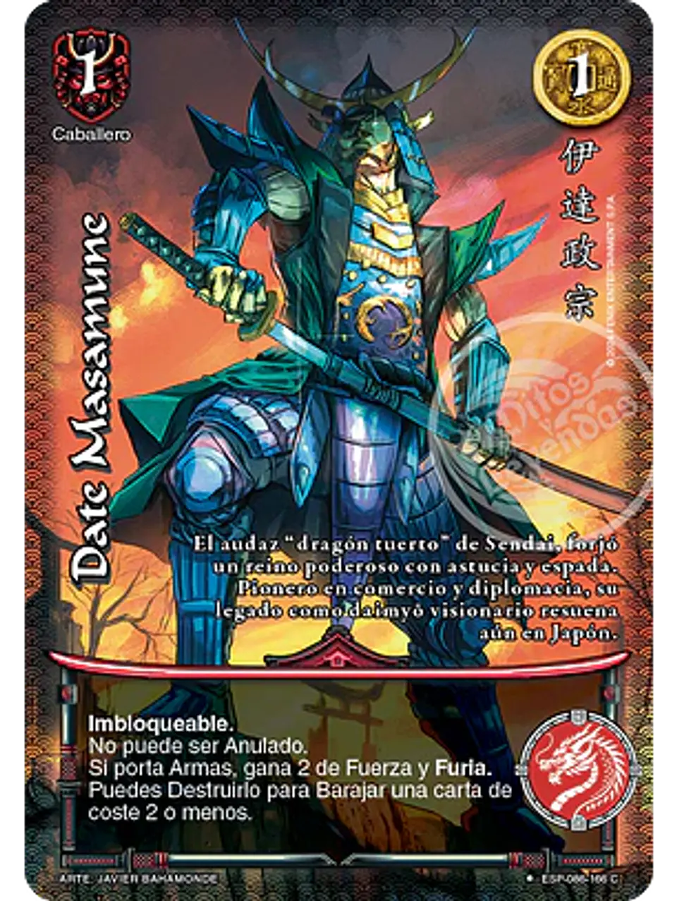 Date Masamune (Esp.Samurai - VC Foil) 1