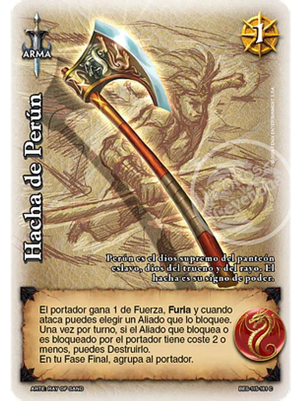 Hacha de Perún (Bestiarium - VC Foil) 1
