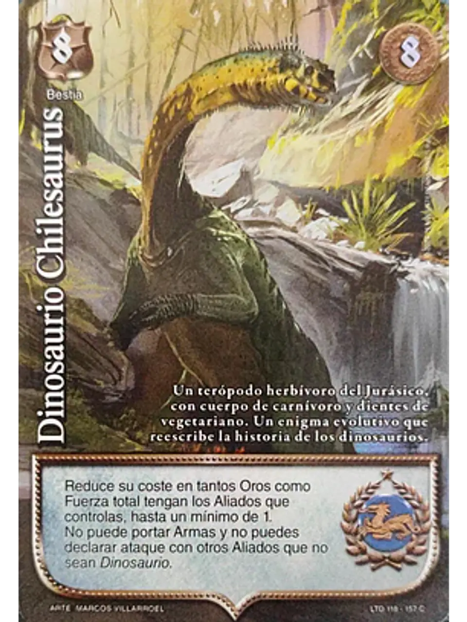 Dinosaurio Chilesaurus (LTD - Vasalla Foil) 1