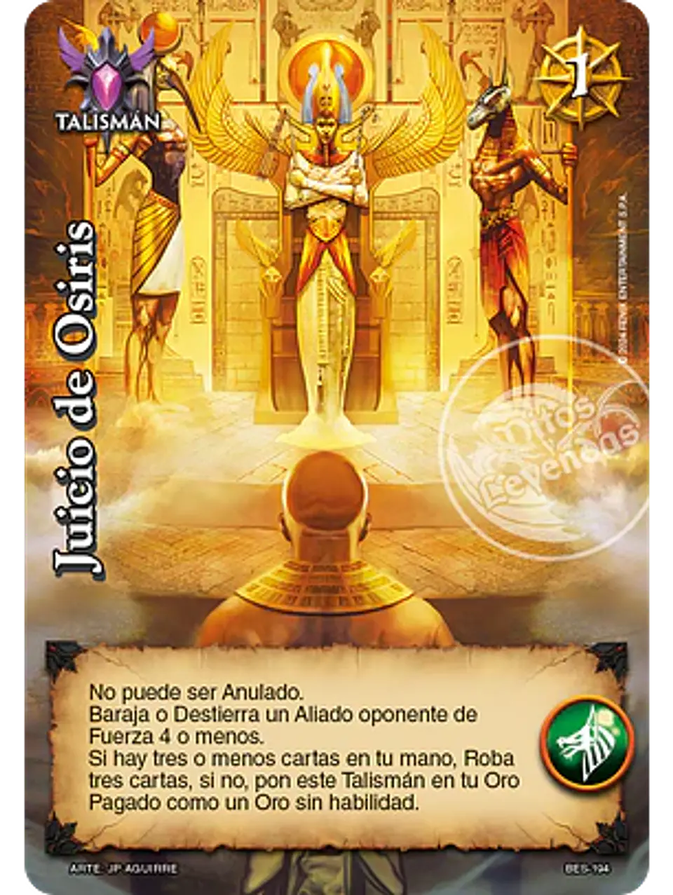 Juicio de Osiris (Bestiarium - Promocional) 1