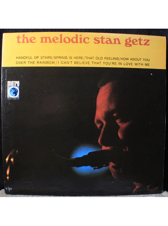 Stan Getz ‎– The Melodic Stan Getz (orig USA '65 MONO)