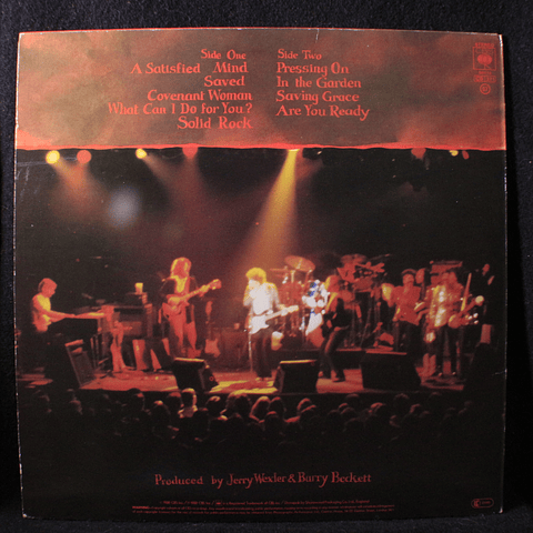 Bob Dylan ‎– Saved (Ed UK)