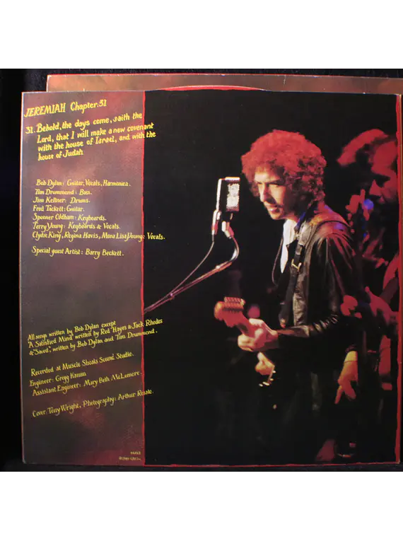 Bob Dylan ‎– Saved (Ed UK)