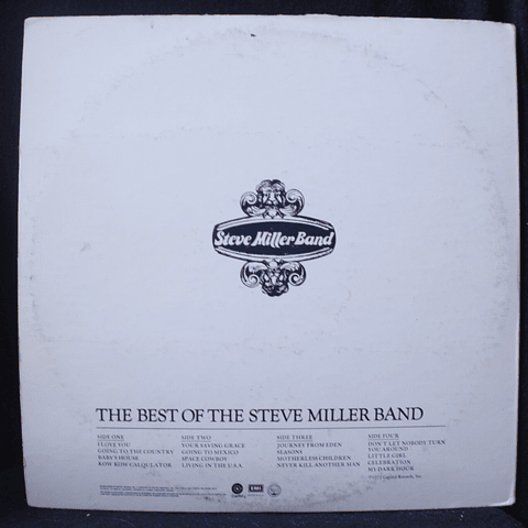 Steve Miller Band ‎– Anthology (1 Ed USA)