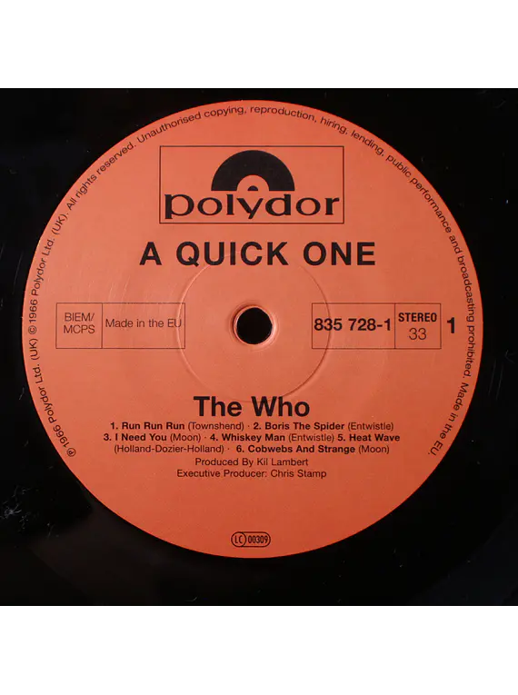 Who ‎– A Quick One (Reed.)