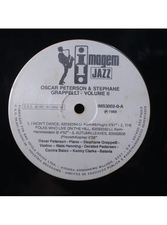Oscar Peterson & Stephane Grappelli Volume II