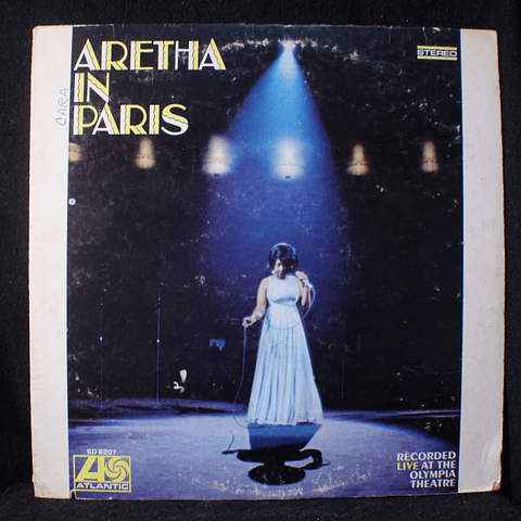 Aretha Franklin ‎– Aretha In Paris (1a Ed USA)
