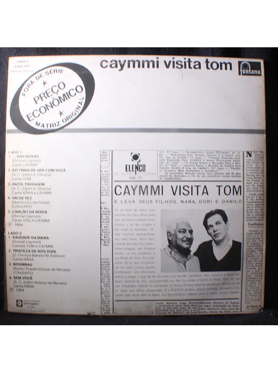 Tom Jobim e Dorival Caymmi - Caymmi Visita Tom