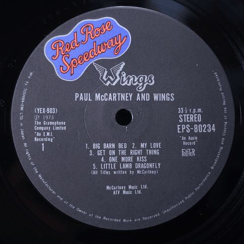 Paul McCartney And Wings* = ポール・マッカートニーとウイングス* ‎– Red Rose Speedway = レッド・ローズ・スピードウェイ
