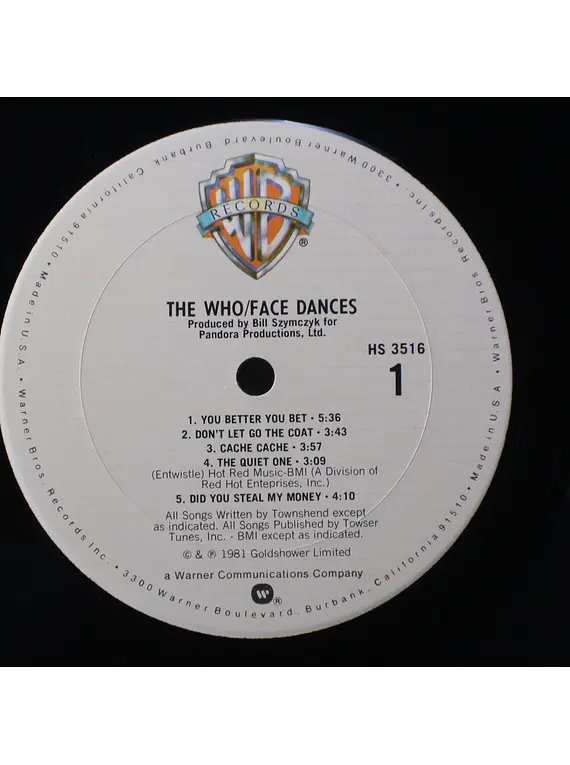 Who, The ‎– Face Dances