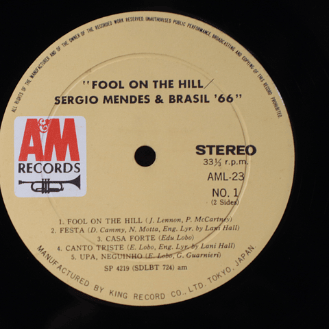 Sérgio Mendes & Brasil '66 – Fool On The Hill (Ed Japón)
