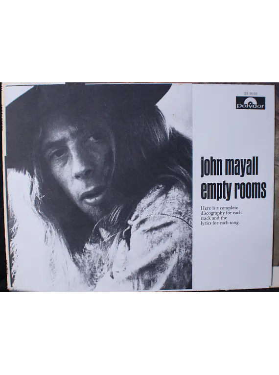 John Mayall ‎– Empty Rooms (1a Ed USA)