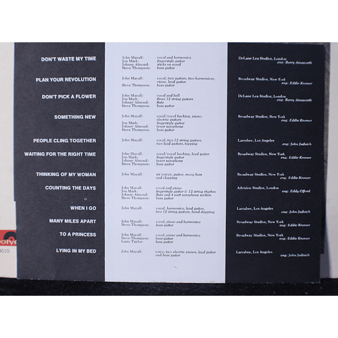 John Mayall ‎– Empty Rooms (1a Ed USA)