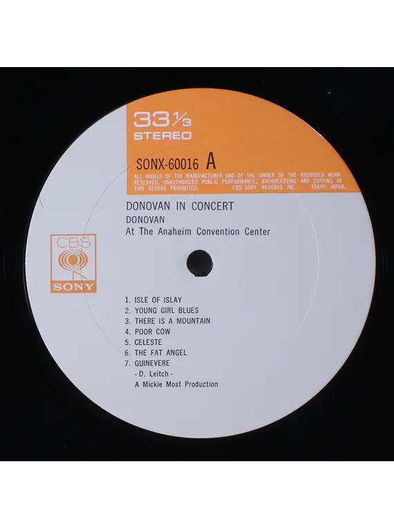 Donovan In Concer (EdJapón)