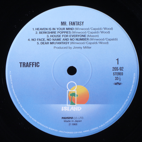 Traffic – Mr. Fantasy (Ed Japón '80)