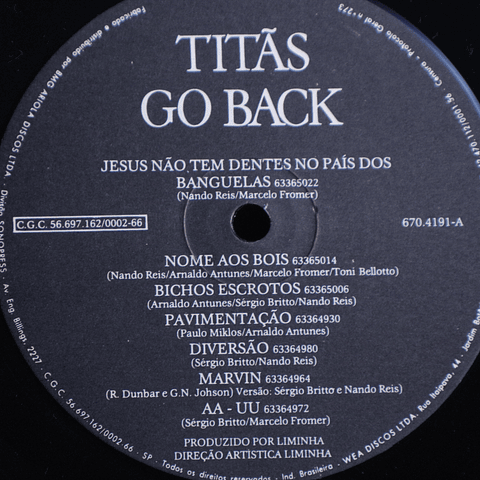 Titãs – Go Back (Live in Montreux)