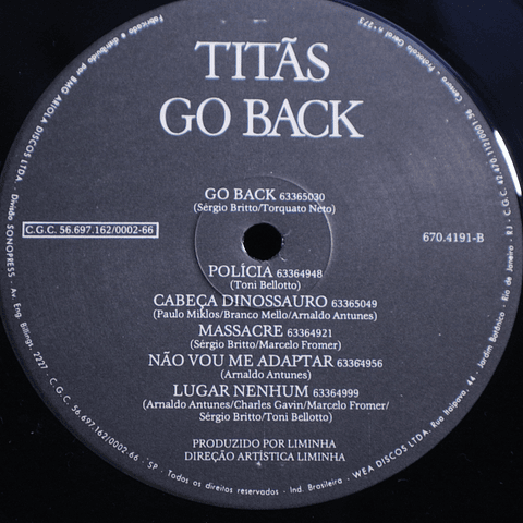 Titãs – Go Back (Live in Montreux)