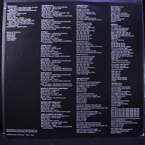 Van Morrison – Wavelength (Ed Japón PROMO)