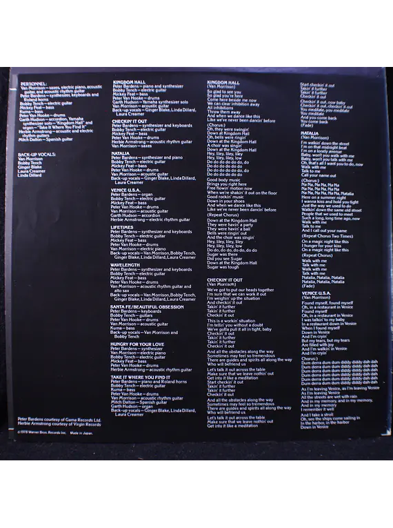 Van Morrison – Wavelength (Ed Japón PROMO)