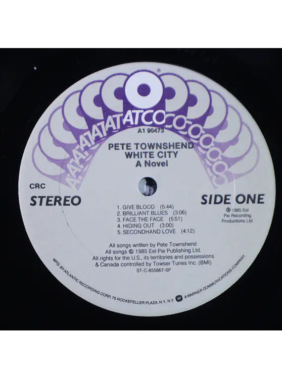 Pete Townshend (The Who)  (c/ D. Gilmour) – White City: A Novel (Ed USA)