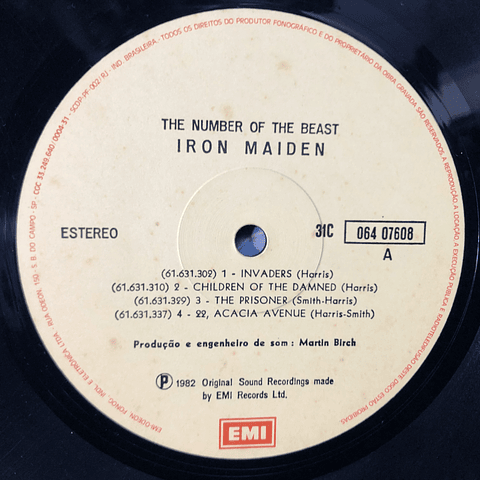 Iron Maiden – The Number Of The Beast (Ed BR 82)