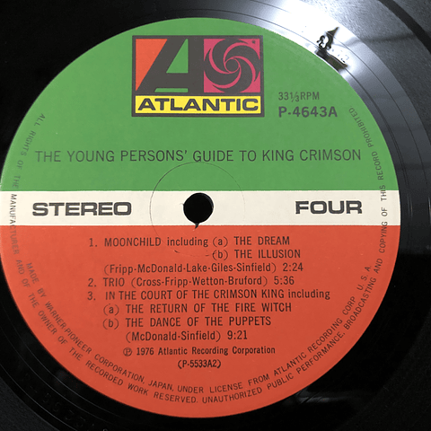 King Crimson – The Young Persons' Guide To King Crimson (Ed Japón)