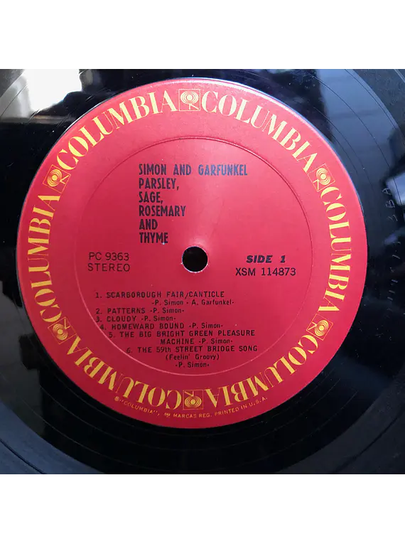 Simon And Garfunkel – Parsley, Sage, Rosemary And Thyme (Ed USA 70's)