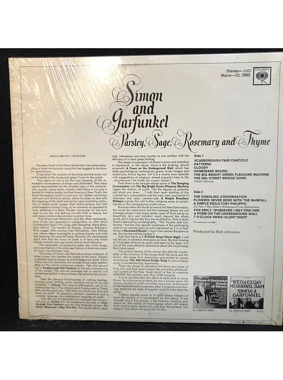 Simon And Garfunkel – Parsley, Sage, Rosemary And Thyme (Ed USA 70's)
