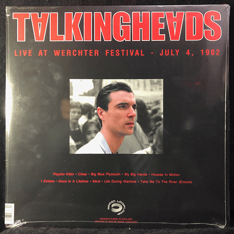 Talking Heads – Live At Werchter Festival July 4, 1982